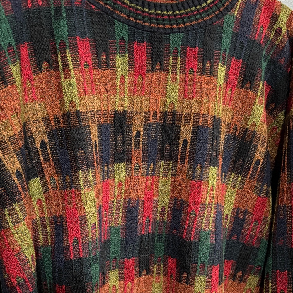 Protégé Multicolor Patterned Crewneck Sweater - image 3